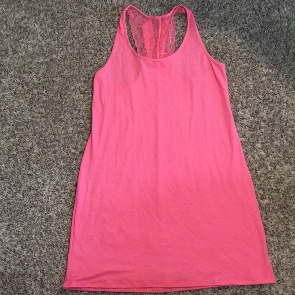 TARGET PINK NIGHT DRESS PJ PAJAMA LACE BOW